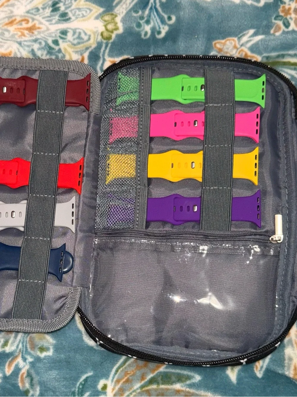 Nicogena Apple Watch Band Organizer Case Storage Bundle